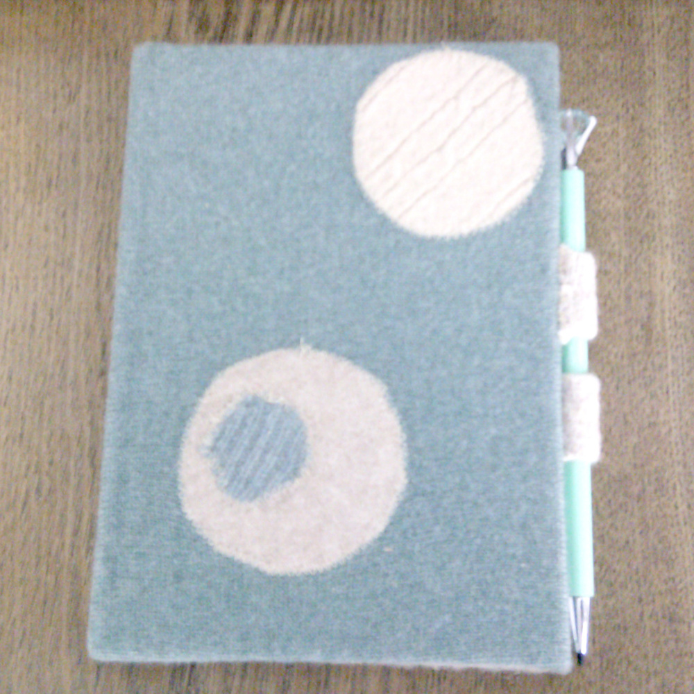 🍩5x7 recycled sweater journal note book guest bk